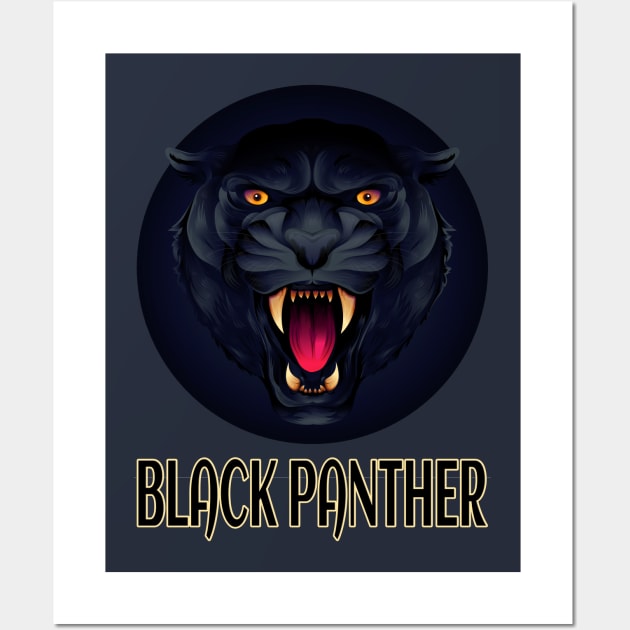 Black Panther Wall Art by black8elise